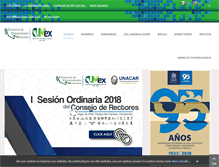Tablet Screenshot of cumex.org.mx
